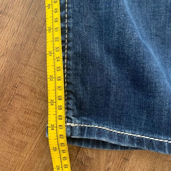 BKE Payton Mid Rise Cropped Medium Wash Flap Pocket Jeans 32x24 - Picture 14 of 14